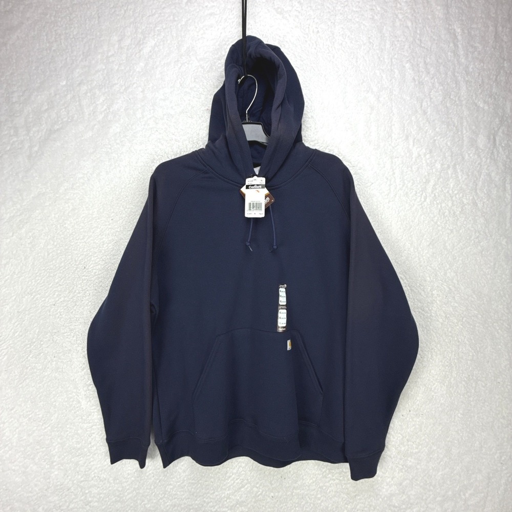 Carhartt Pullover Hoodie Womens XL WK184 NVY Navy Blue NWT